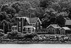 North Conanicut Light BW